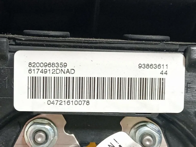 Air-bag Guidatore 8200968359 Opel Vivaro A 2007