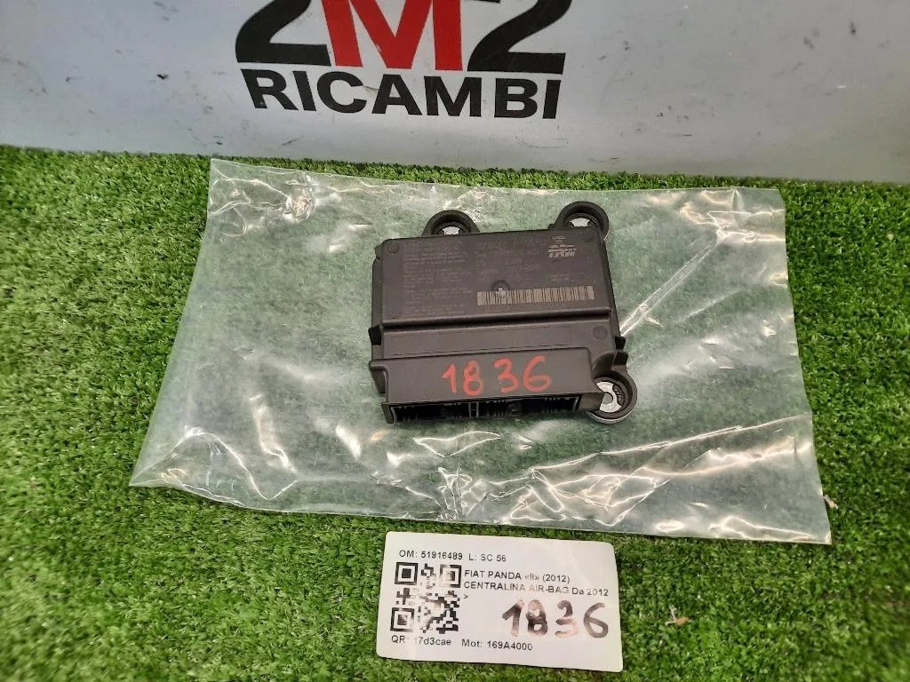 Centralina Air-bag 51916489 Fiat Panda II 2012