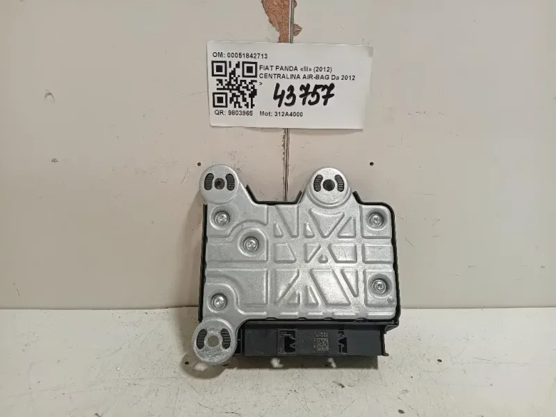 Centralina Air-bag 00051842713 Fiat Panda III 2012