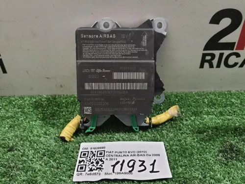 Centralina Air-bag 51838580 Fiat Punto EVO 2010