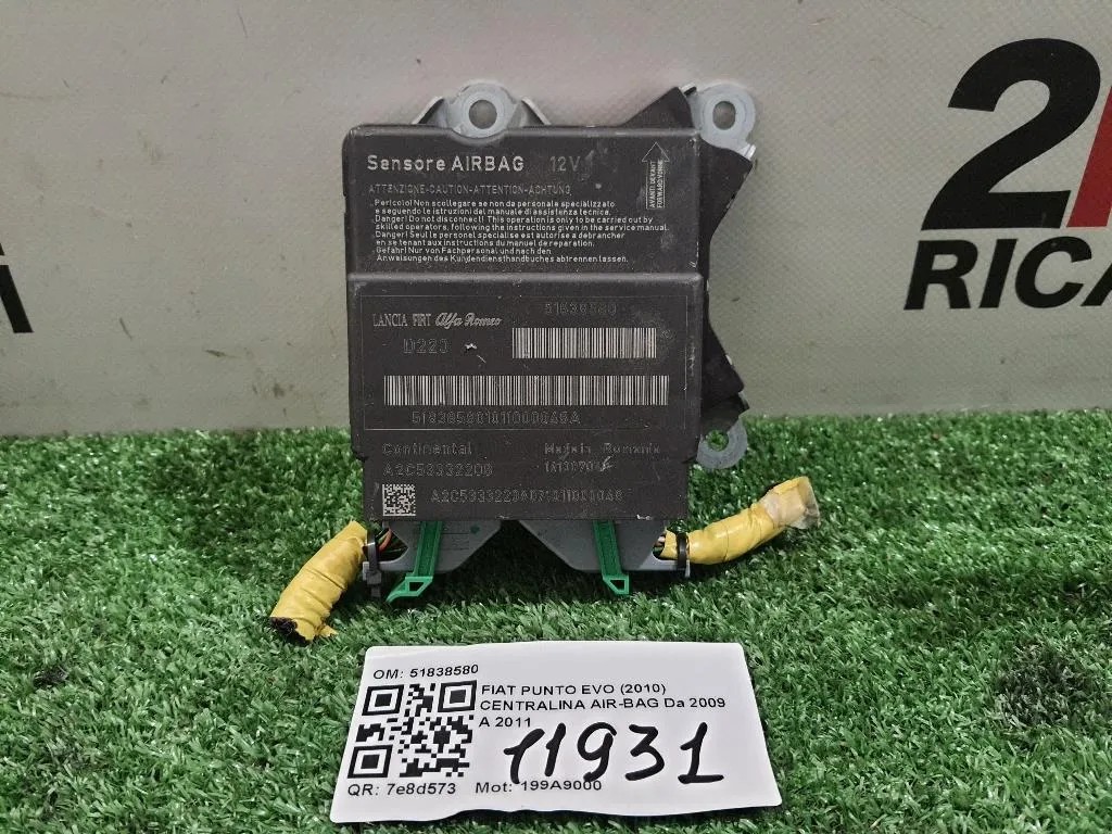 Centralina Air-bag 51838580 Fiat Punto EVO 2010
