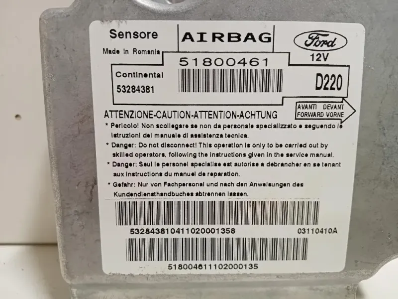 Centralina Air-bag 1553991 Ford KA II 2009