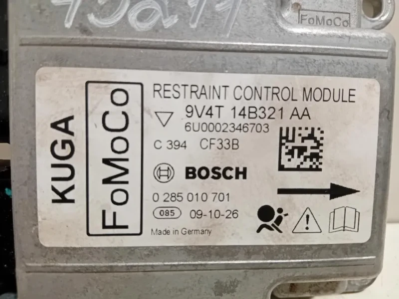 Centralina Air-bag 9V4T 14B321 AA Ford KUGA II 2013