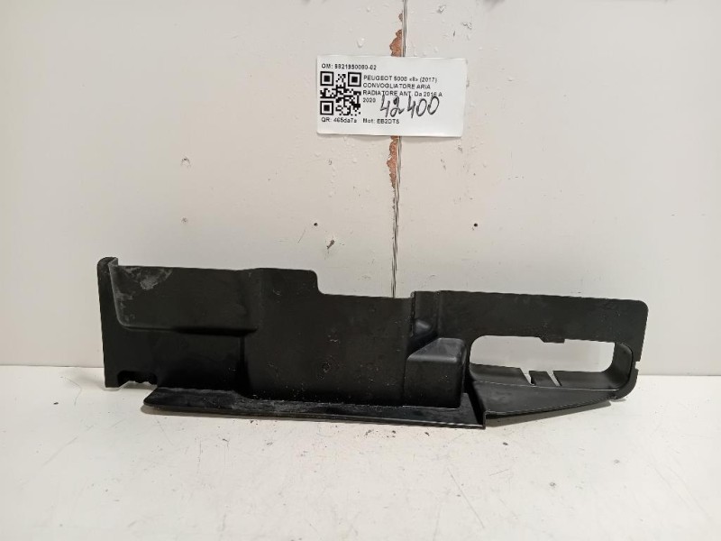 Convogliatore ARIA Radiatore ANT 9821950080-02 Peugeot 5008 II 2017