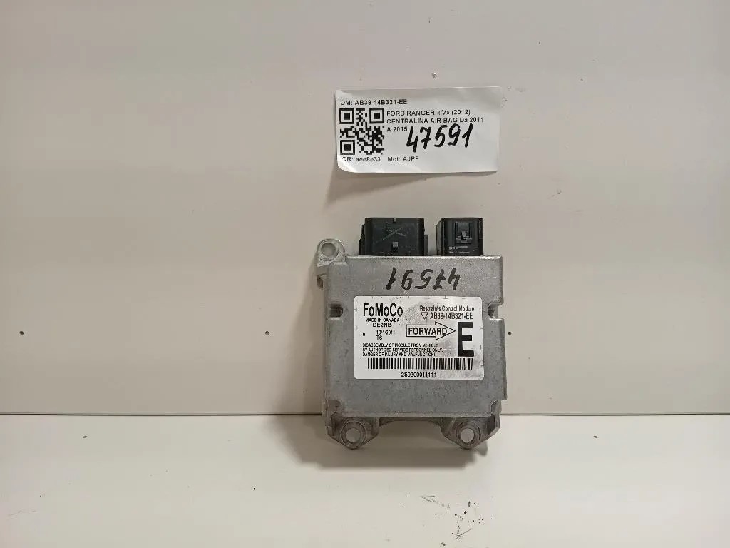 Centralina Air-bag AB39-14B321-EE Ford Ranger IV 2012