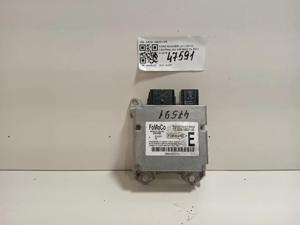 Centralina Air-bag AB39-14B321-EE Ford Ranger IV 2012