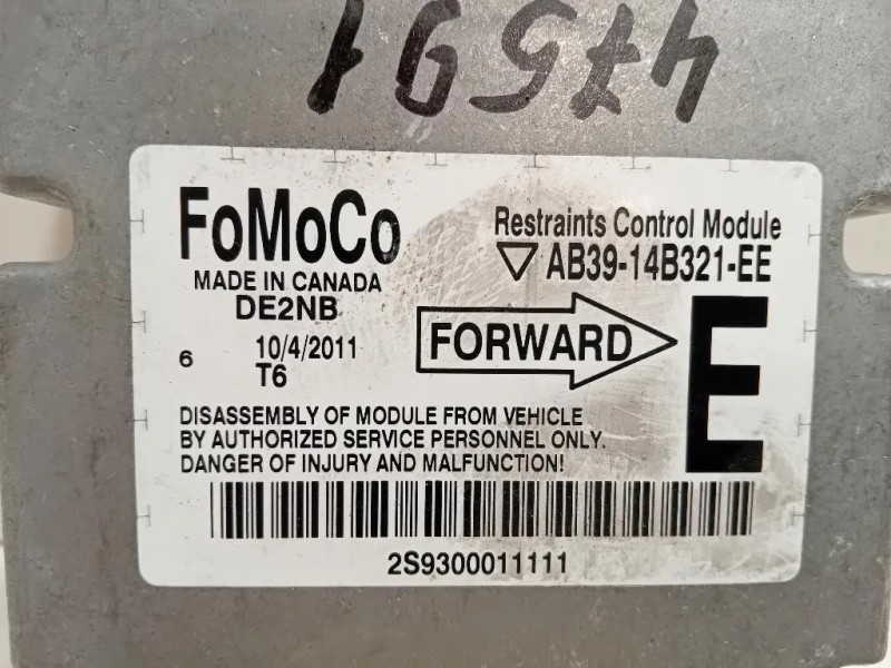 Centralina Air-bag AB39-14B321-EE Ford Ranger IV 2012