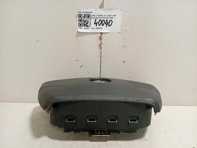 Air-bag Guidatore 8200968359 Opel Vivaro A 2007