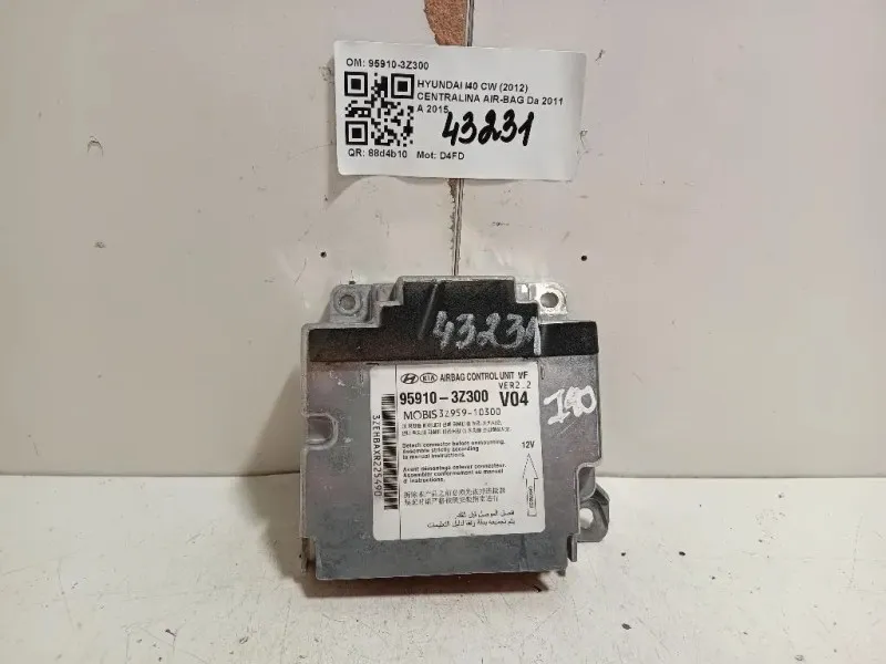 Centralina Air-bag 95910-3Z300 Hyundai I40 CW 2012