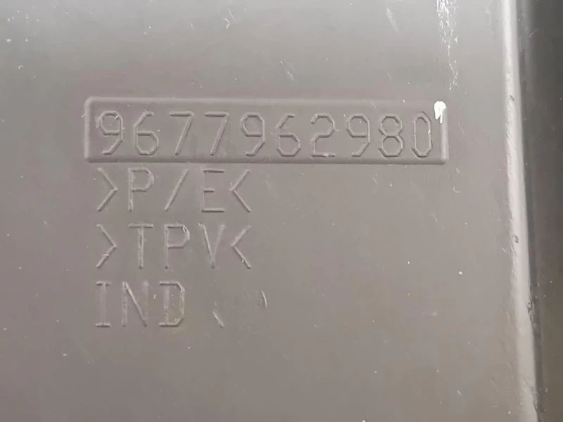 Convogliatore ARIA SX 9677962980 Peugeot 2008 I 2016