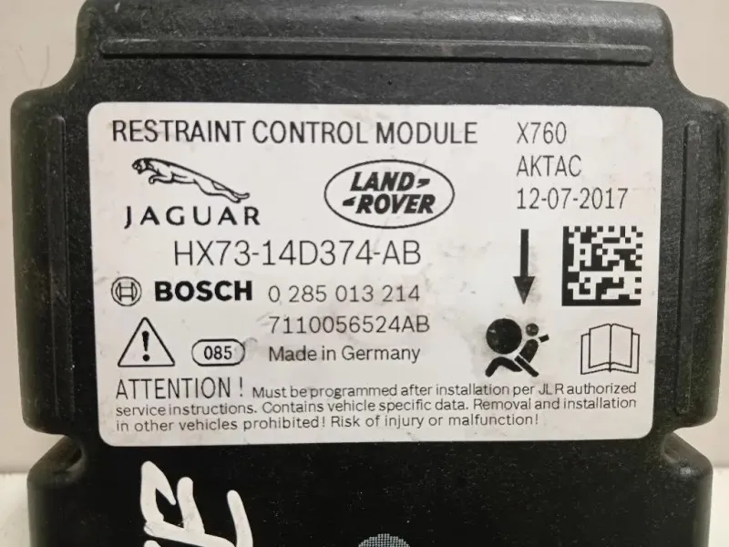 Centralina Air-bag HX73-14D374-AB Jaguar XE 2015