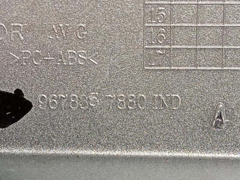 Coperchio Barra Portapacchi Tetto ANT DX 9678357880 Peugeot 2008 I 2016
