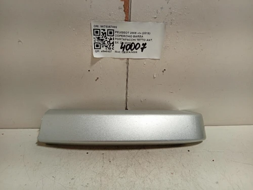Coperchio Barra Portapacchi Tetto ANT SX 9678357880 Peugeot 2008 I 2016