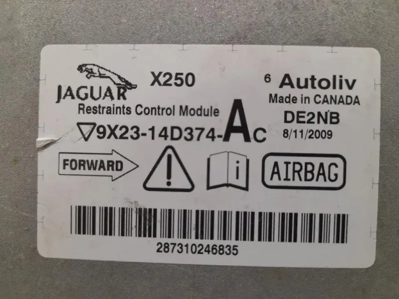 Centralina Air-bag 8X23-14D374-AC Jaguar XF I 2008