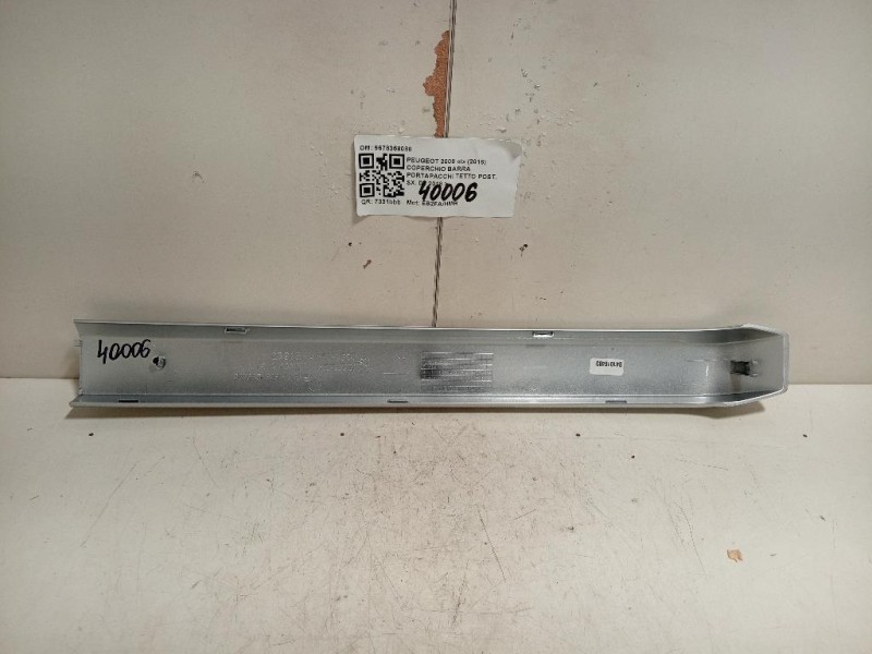 Coperchio Barra Portapacchi Tetto POST SX 9678358080 Peugeot 2008 I 2016