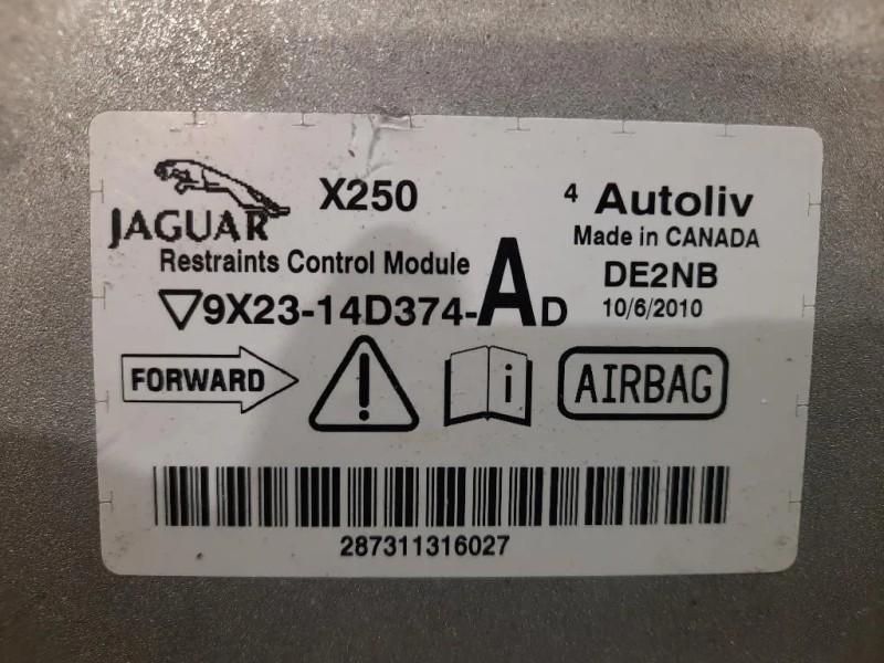 Centralina Air-bag 9X23-14D374-AD Jaguar XF I 2011
