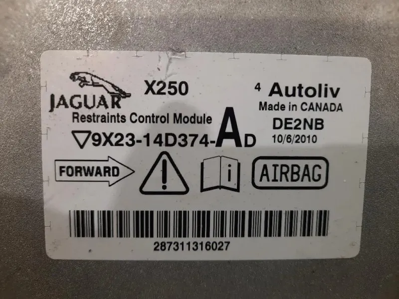 Centralina Air-bag 9X23-14D374-AD Jaguar XF I 2011