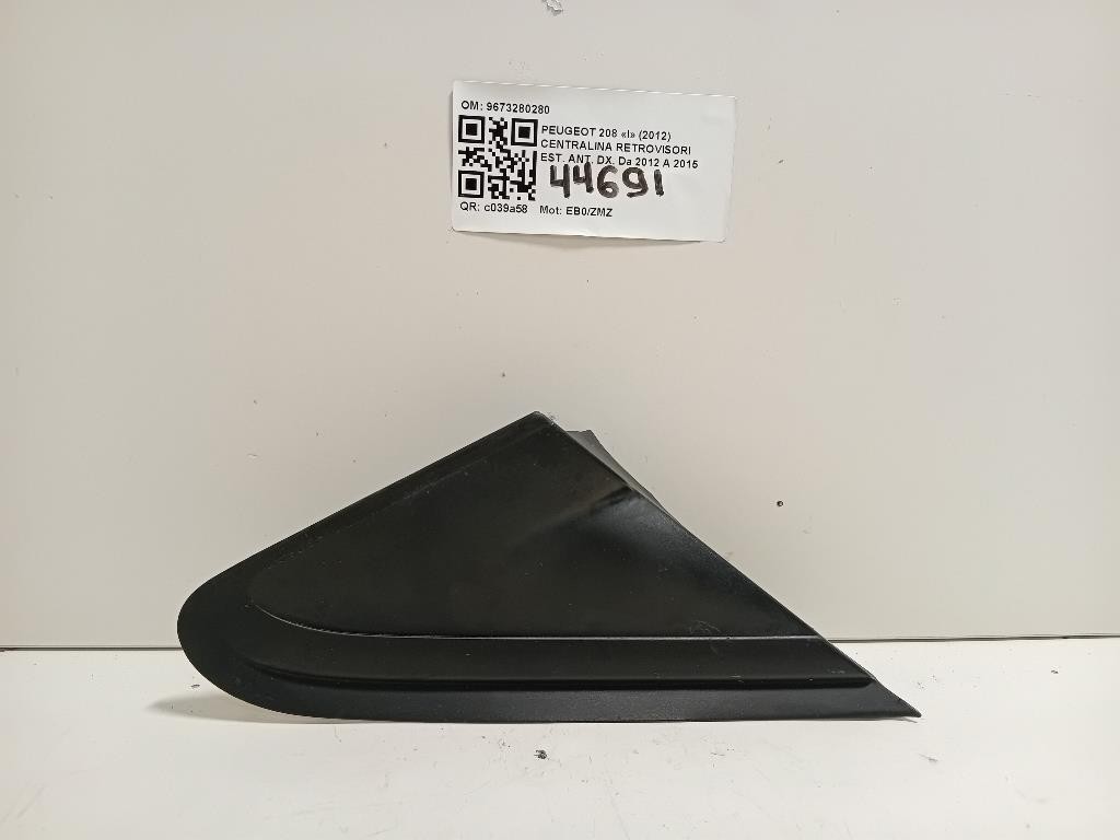 Coperchio BASE Retrovisore Esterno ANT DX 9673280280 Peugeot 208 I 2012