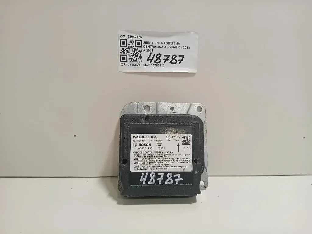 Centralina Air-bag 52042475 Jeep Renegade 2015