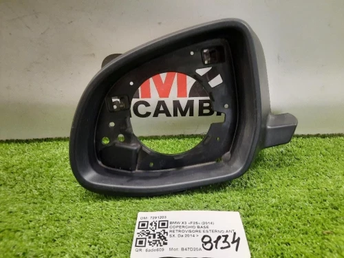 Coperchio BASE Retrovisore Esterno ANT SX 7291203 COPERCHIO BASE Bmw X3 F25 2014