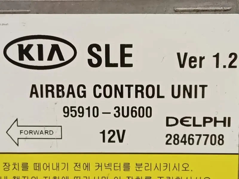 Centralina Air-bag 95910-3U600 Kia Sportage III 2010