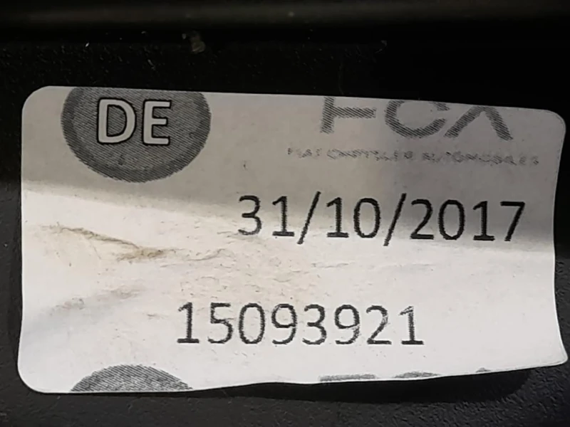 Coperchio BOX Portaoggetti 15093921 Citroen Jumper III 2014