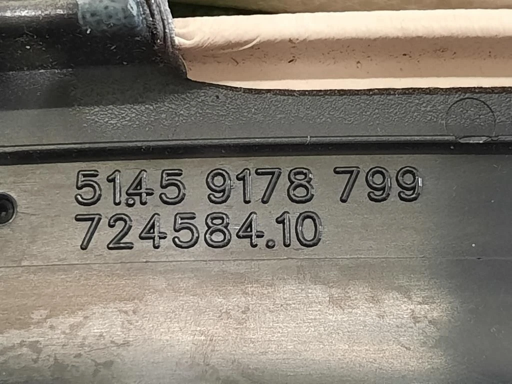 Coperchio Bracciolo Console Centrale 72458410 KIT RIVESTIMENTO CONSOLE CENTRALE ANT Bmw Serie 5 F07 GT 2010