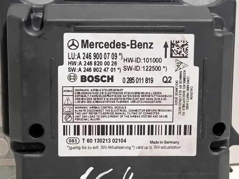 Centralina Air-bag A2469000709 Mercedes Classe B W246 2012