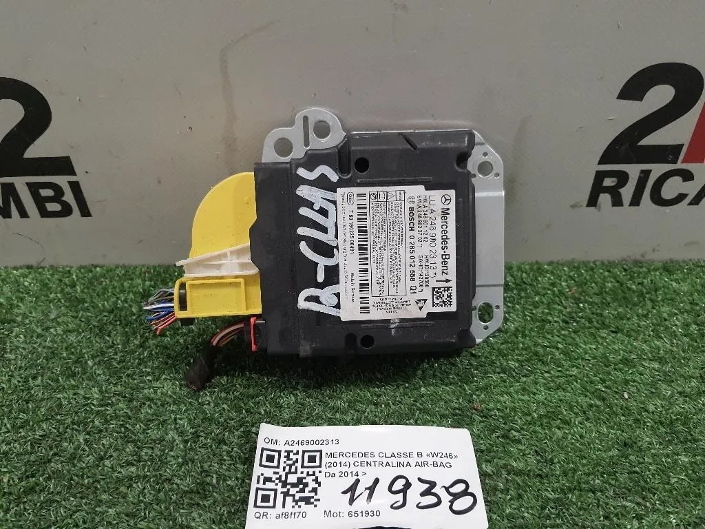 Centralina Air-bag A2469002313 Mercedes Classe B W246 2014