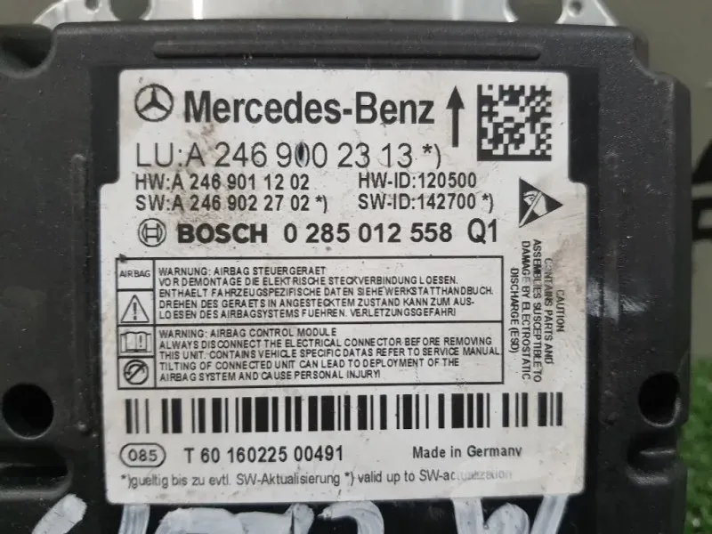 Centralina Air-bag A2469002313 Mercedes Classe B W246 2014