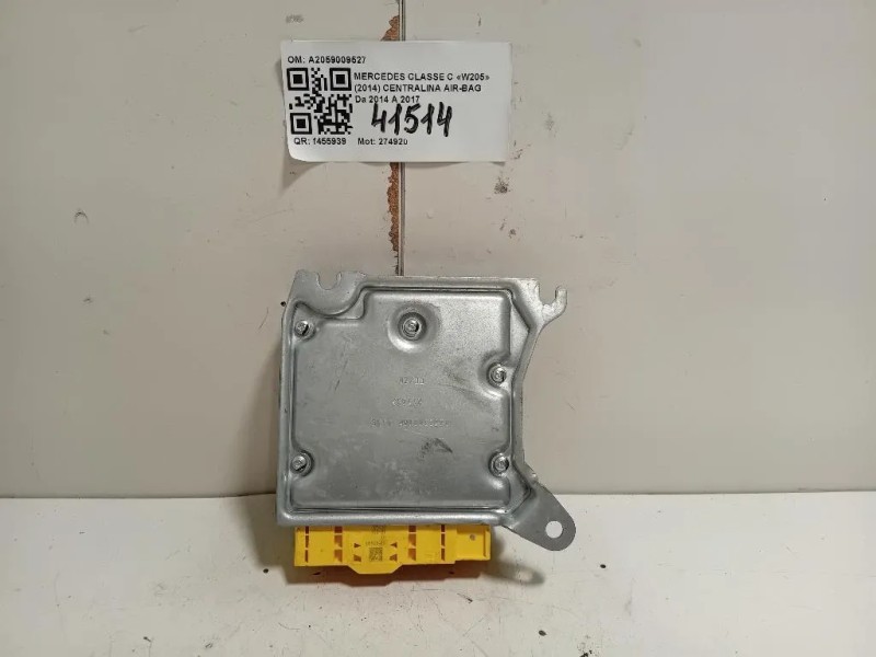 Centralina Air-bag A2059009527 Mercedes Classe C W205 2014