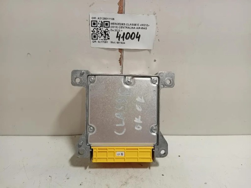 Centralina Air-bag A2129011105 Mercedes Classe E W212 2013