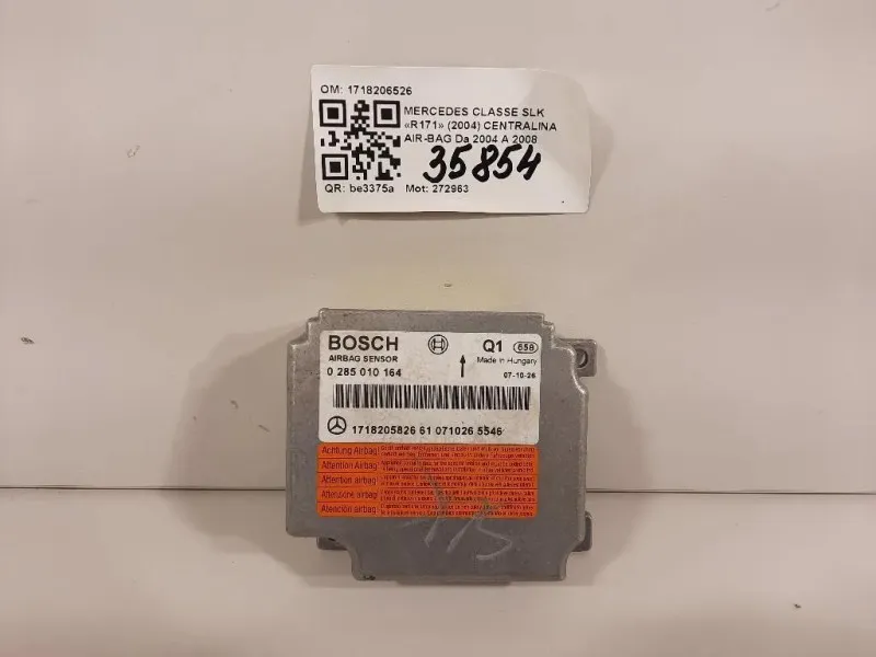 Centralina Air-bag 1718206526 Mercedes Classe SLK R171 2004