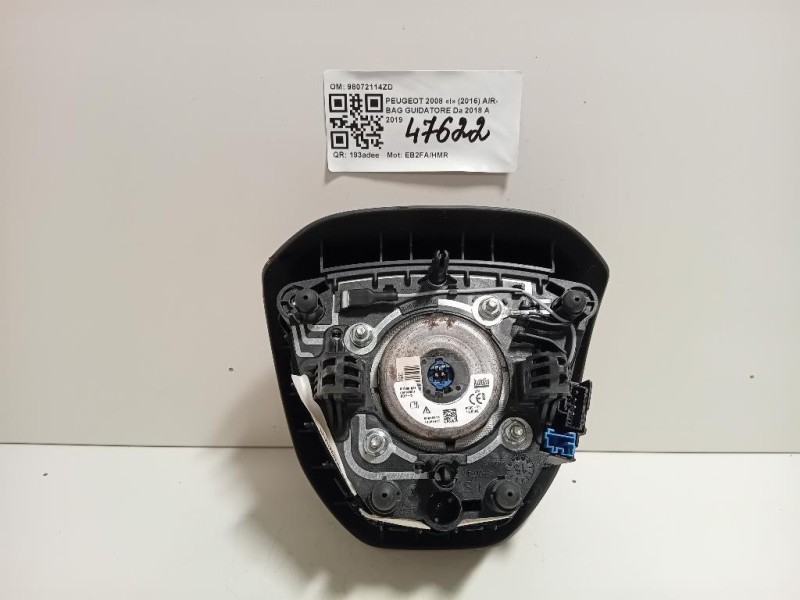 Air-bag Guidatore 98072114ZD Peugeot 2008 I 2016