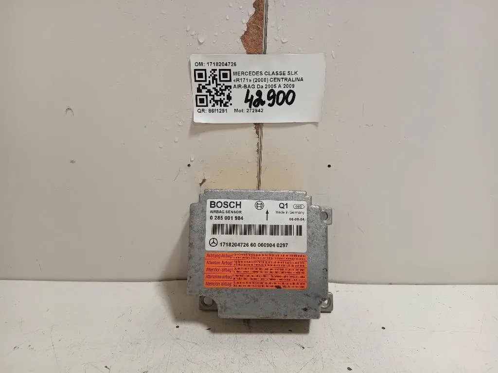 Centralina Air-bag 1718204726 Mercedes Classe SLK R171 2008
