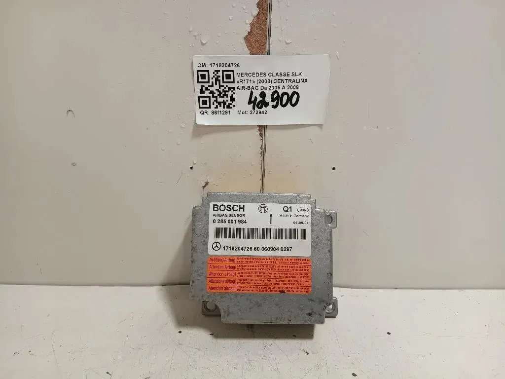 Centralina Air-bag 1718204726 Mercedes Classe SLK R171 2008