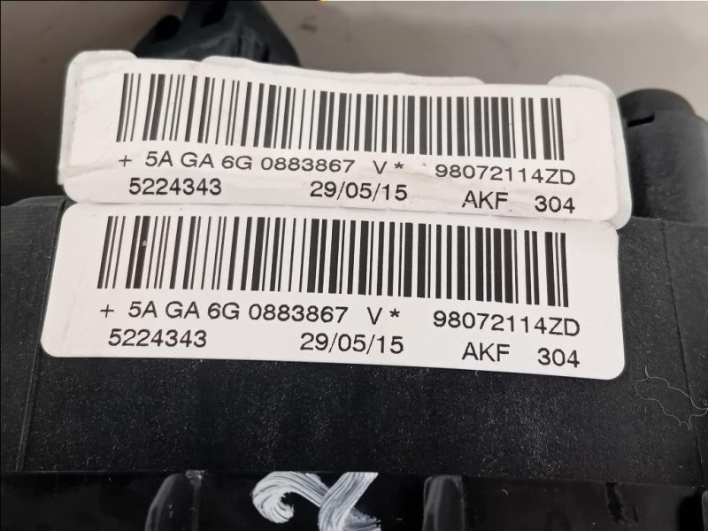 Air-bag Guidatore 98072114ZD Peugeot 2008 I 2016