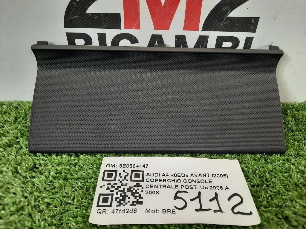 Coperchio Console Centrale POST 8E0864147 Audi A4 8ED Avant 2005