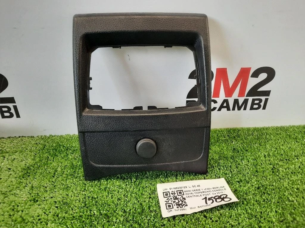 Coperchio Console Centrale POST 51169230129 Bmw Serie 1 F20 Berlina 2015