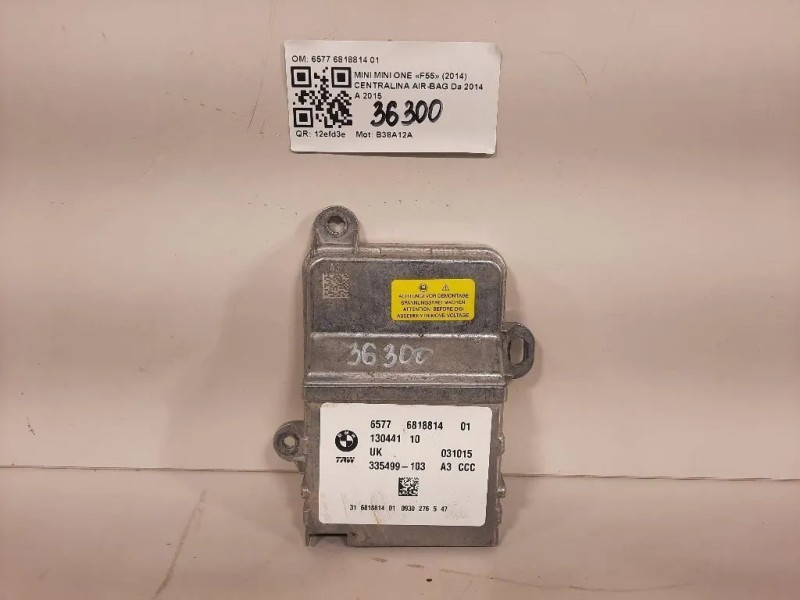 Centralina Air-bag 6577 6818814 01 Mini MINI ONE F55 2014