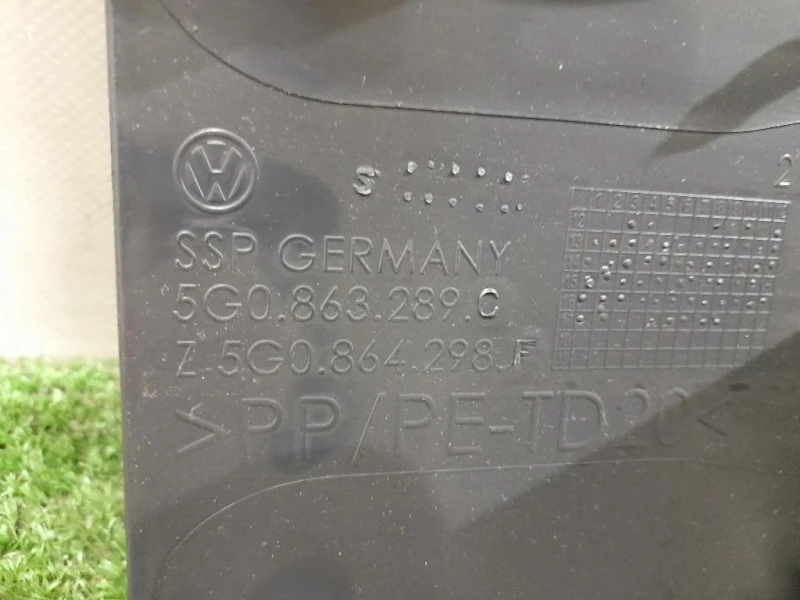 Coperchio Console Centrale POST 5G0864298F Volkswagen GOLF VII 2017