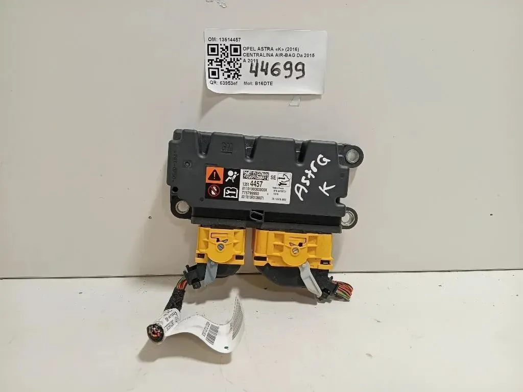 Centralina Air-bag 13514457 Opel Astra K 2016