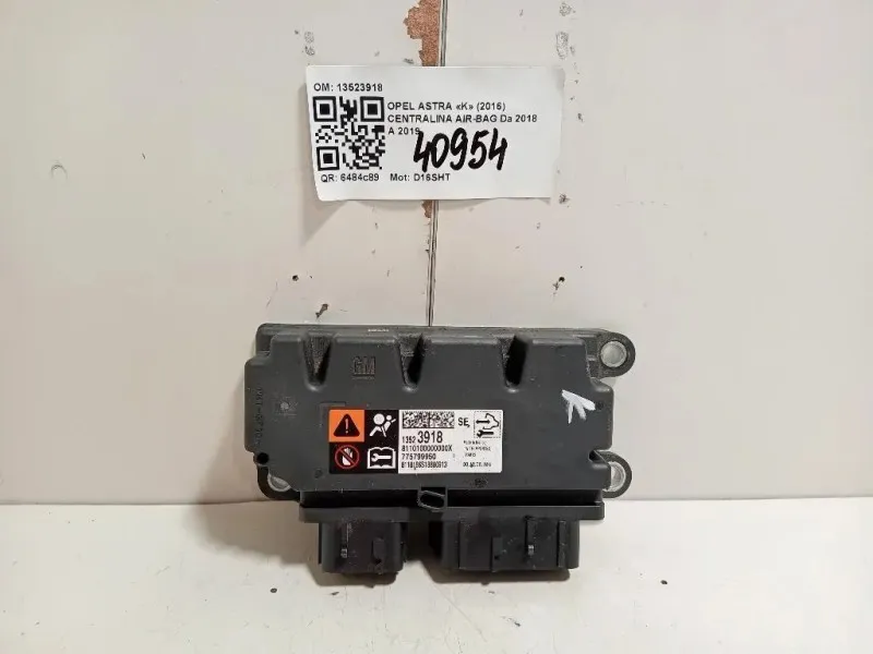 Centralina Air-bag 13523918 Opel Astra K 2016