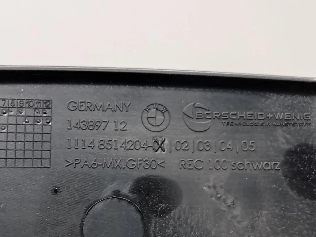 Coperchio Insonorizzante Motore 14389712 Bmw Serie 5 G30 Berlina 2016