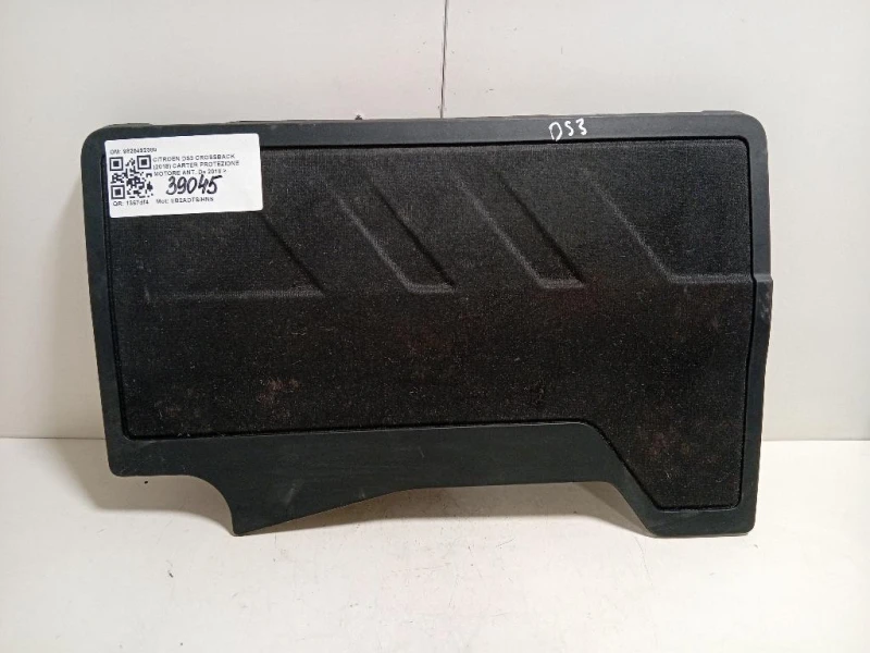 Coperchio Insonorizzante Motore 9825492380 Citroen DS3 Crossback 2018