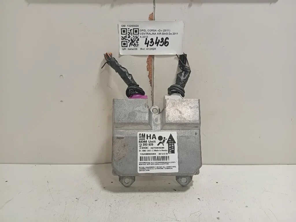 Centralina Air-bag 13283820 Opel Corsa D 2011