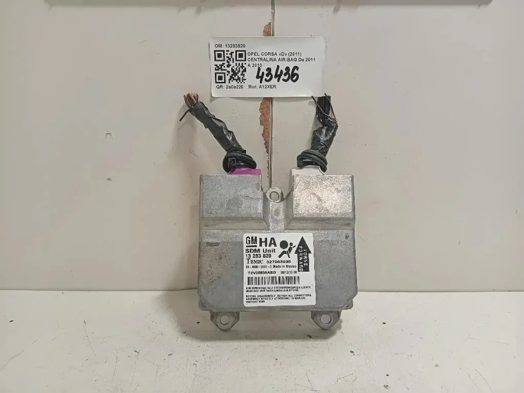 Centralina Air-bag 13283820 Opel Corsa D 2011