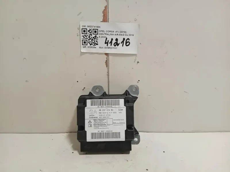 Centralina Air-bag 9823741480 Opel Corsa F 2019