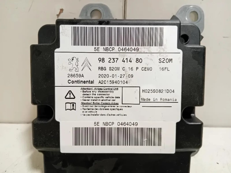 Centralina Air-bag 9823741480 Opel Corsa F 2019