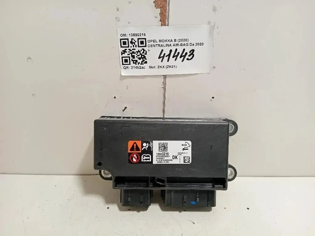 Centralina Air-bag 13590216 Opel Mokka B 2020